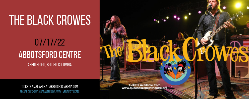The Black Crowes at Abbotsford Centre