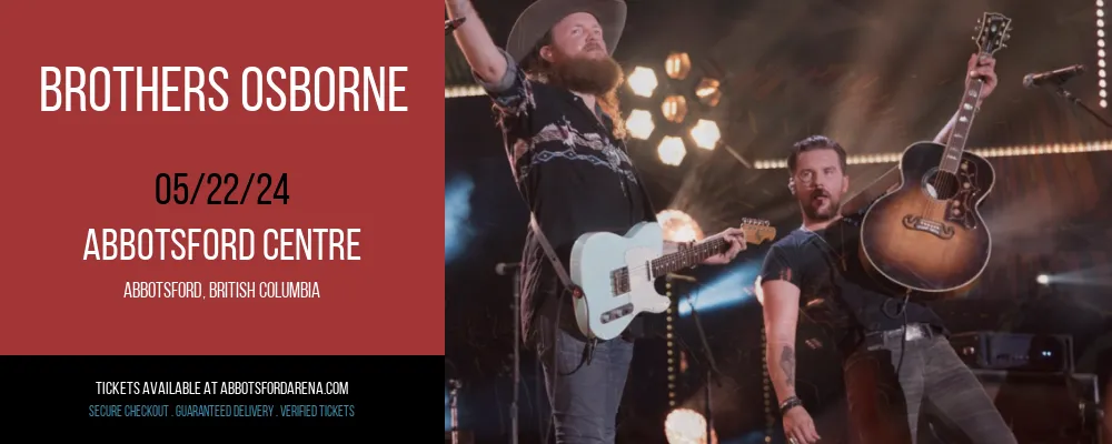 Brothers Osborne at Abbotsford Centre